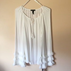 🌹INC international white blouse🌹